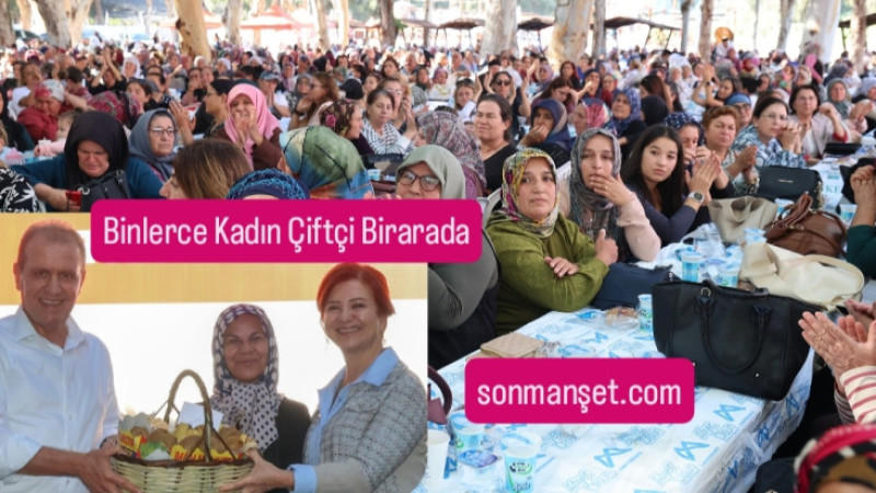 Vahap -Meral Seçer, Binlerce Kadın Çiftçiyle Tarsus'ta Buluştu