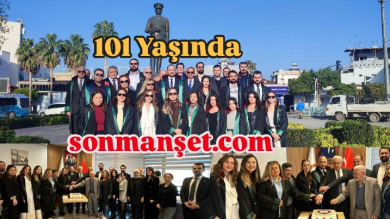 Mersin Barosu’nun 101. Kuruluş yıldönümü Pastası Tarsus’ta Kesildi