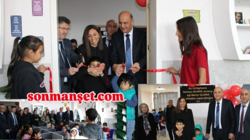 Öğretmen Burcu Ulama, Eşinin Anısına Kütüphane Yaptırdı 