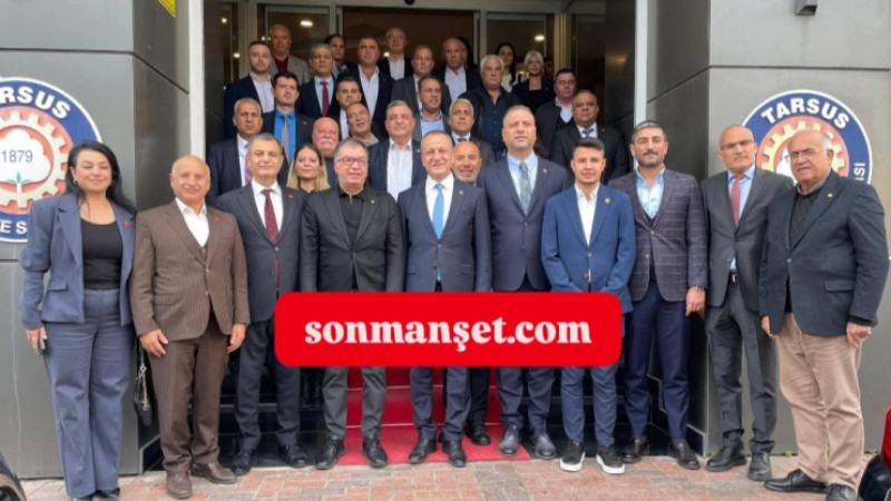 CHP Mersin İl ve Tarsus Yönetimi Tarsus TSO'yu Ziyaret Etti 