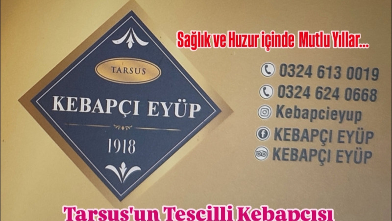 Tarsus'ta 108 yıllık Kebapçı Eyüp Yeni Yıl Kutlaması 