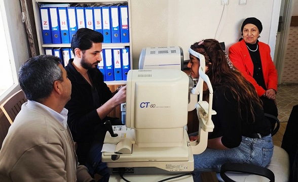 Tüm Emek DerTarsus Şubesinin  ücretsiz göz taramasına Yoğun İlgi