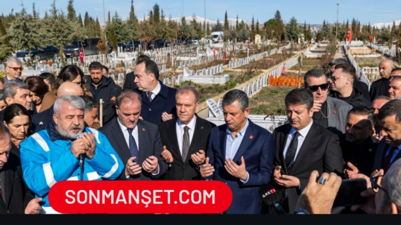 Başkan Seçer, Özgür Özel ile Depremin 3. Yılında Adıyaman'da