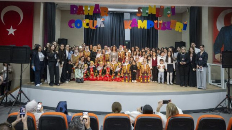 Mersin Büyükşehir’in Çocuk Kampüslerinde bahar şenliği