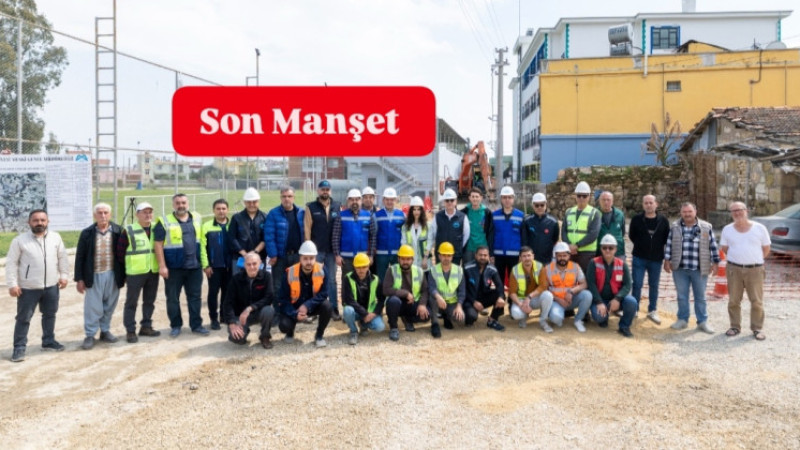 Başkan Seçer, Kazanlı'da Alt Yapı Çalışmalarını Yerinde İnceledi 