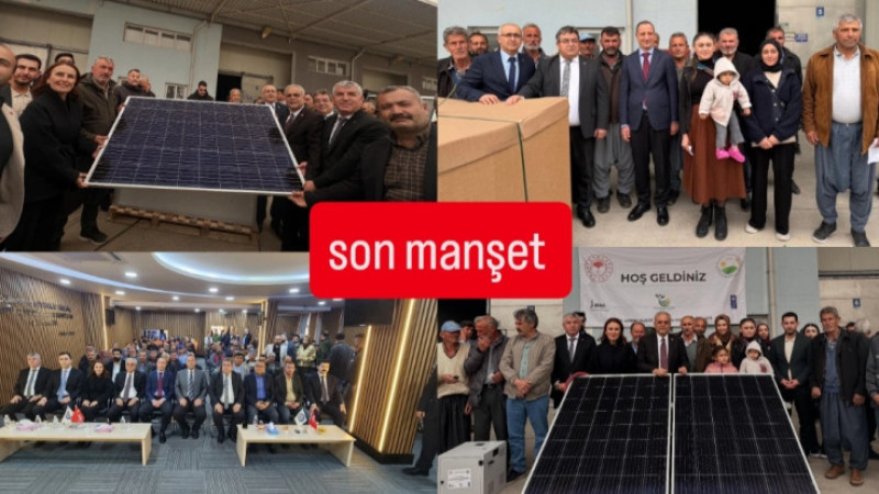 Tarsus'ta 96 üreticiye 3.4 milyon değerinde Tamamı hibeli Enerji sistemi teslim edildi 