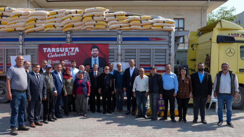 Tarsus Belediyesi'nden Üreticiye Destek 