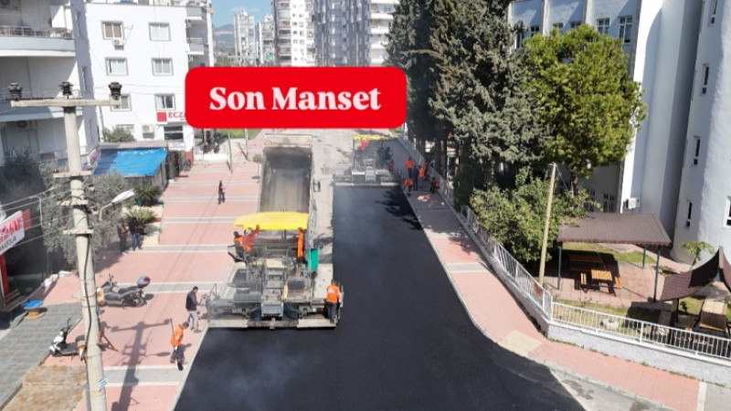 Mersin Büyükşehir Mezitli'de Yolları Yeniliyor