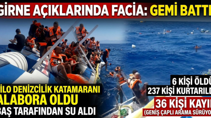 Kıbrıs Taşucu Seferini Yapan Gemi Battı 8 kişi Öldü