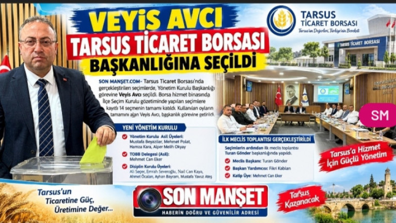 TARSUS TİCARET BORSASI’NDA VEYİS AVCI DÖNEMİ BAŞLADI