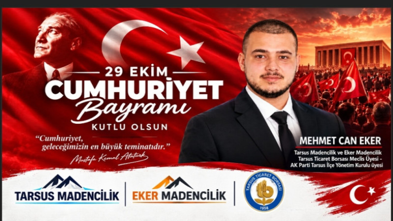 Mehmet Can Eker, 29 Ekim Cumhuriyet Bayramı'nı Kutladı